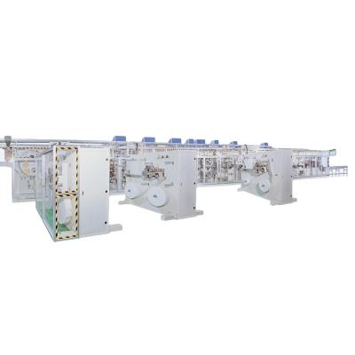 China Hotels Full Automatic Servo Baby Diaper Making Machine (600pcs per min) for sale