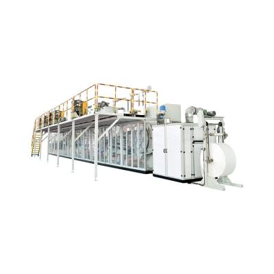 China Hotel Manufacturer Customization Sanitary Pad Production Line Baby Diaper Making Machine for sale