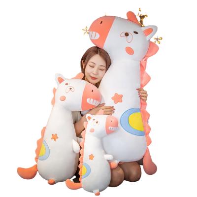 China Large Decoration Size Unicorn Stuffed Toy Cartoon Unicorn Plush Pillow Cushion Custom for sale