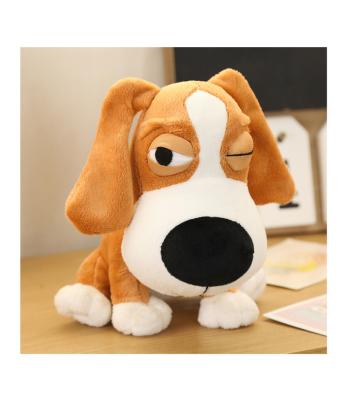 China PORTABLE Cute Puppy Dolls Simulation Curly Teddy Dog Stuffed Soft Anime Plush Toys For Dog Cute Stuffed Dog Squeaky Toy for sale