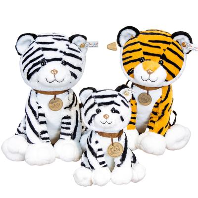 China Soft Jungle Toy Gift For Kids Tiger Toy Adorable Stuffed Animal Plush Stuffed Tiger Toy Decoration for sale