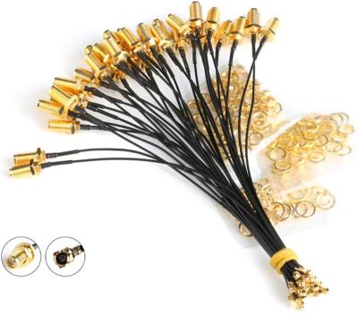 China Telecom Communication IPX IPEX-1 U.FL S.MA Pigtail Female Antenna Wi-Fi Loss Coaxial Cable To Low 6 Inch for sale