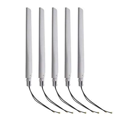 China External Rubber Router Antena 2400-2500mhz 5150-5850mhz WIFI Dual Band 2.4G Wifi RouterAntenna for sale