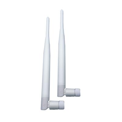 China 2400-2500/5150-5825MHz 2.4G 5.8G Antenna 2.4GHz+5.8GHz Router Glue Rod Antenna Plastic Dual Band WiFi Antenna for sale