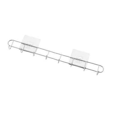 China Viable Kitchen Bathroom Hook Stainless Steel Hanger Rack Clothes Coat Rack Clothing Hangers Cloth Hooks for sale