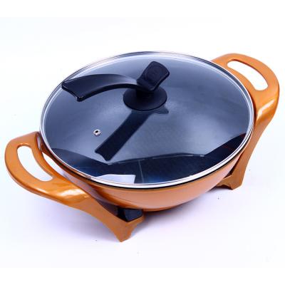 China Commercial Chinese Smokeless Electric Skillet Cookware Cookware Hot Pot for sale