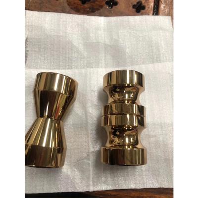 China Easy To Install And Maintain Solid Brass Gold Bathroom Copper Door Knobs for sale