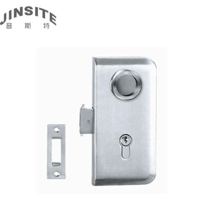 China NEW STYLE Glass Door Floor Lock Push Button Sliding Glass for sale