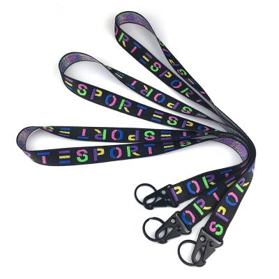 China Polyester Nylon Custom Woven Hand Wrist Logo Woven Hand Wrist Straps Main Chain Short Strap Te koop