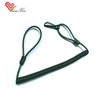 Cina Promotional Gift 3mm Kevlar Coil Elastic Spring Rope Lanyard For Sale in vendita