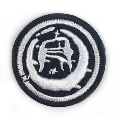 Cina Bulk Sale Customized Viable Heat Press Embroidery Patch Safety Uniform Embroidery Patch in vendita