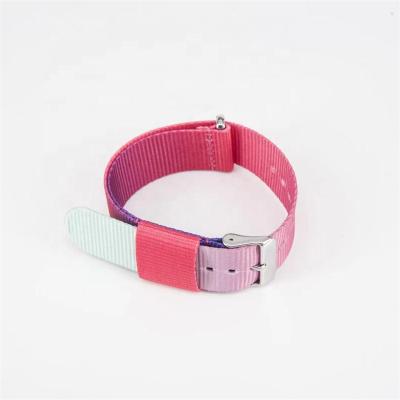 China Replacement High Quality Custom Progressive One Piece 18 20mm Progressive Braid Fabric Color NATO Watch Strap Nylon Band For Apple for sale