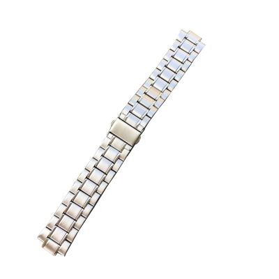 China Custom 201,2 Tone 304 Stainless Steel Cheap Replacement Quality Stainless Steel Watch Band Hot Brushed Stainless Steel Workmanship for sale