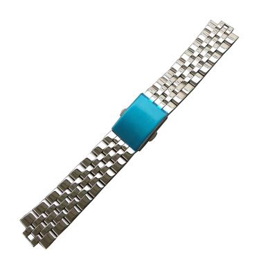 China 201 Parts 201 Stainless Steel Link 304 Stainless Steel Flexible Cheap Hot Bead Economic Watch Band 12 14 16 18 20 22 24mm for sale