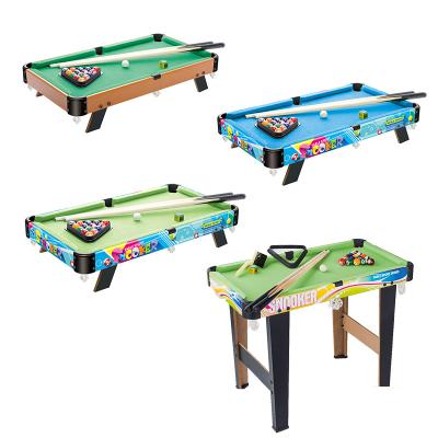 China Parent-child woolen wood table interaction billiards table classic Indoor Mini Billiards Children's Wire Billiard Children's Game Toy For Sale for sale