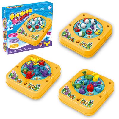 China Plastic Educational Montessori Fishing Game Toy for Toddlers Fish Catching Counting Board Fun Preschool Toys for sale