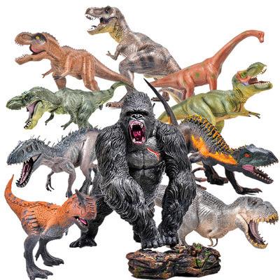 China wholesale Jurassic Dinosaur Model Toys For Kids Dinosaur Figure Set Tyrannosaurus Educational from 3D Model Dinosaur Model Toys manufacturers for sale