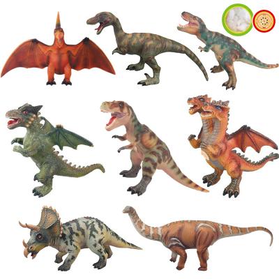 China Jurassic Model Simulation Walking Tyrannosaurus Dino Toy Stuffed Soft Dinosaur Educational Stuffed Dinosaur Toys For Children Kids for sale