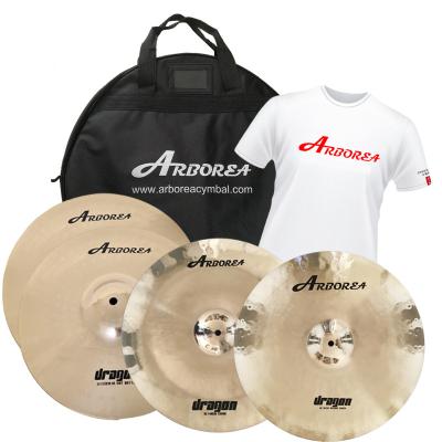 China B20 Drum Cymbal Set /Arborea Dragon Series B20 Rough Cymbals for sale