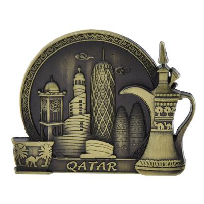 China Shape City Metal Souvenir 3D High Quality Custom Fridge Magnet for sale