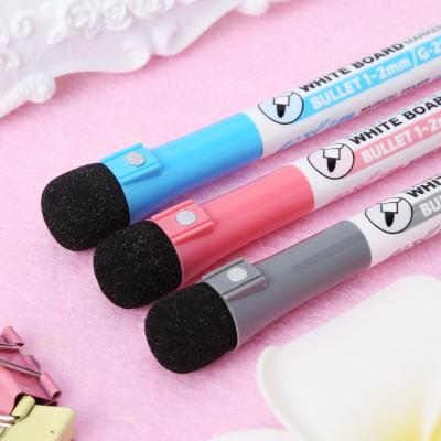 China Fashionable Magnetic Colored Erasable Dry Markers for Plastic Sheet Whiteboard Dry Erase Marker Pen for sale