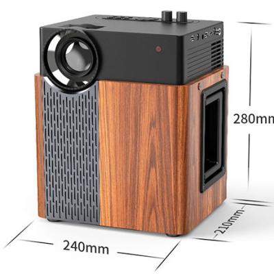 China 200 ANSI lumens full hd color video hd led speaker 1080p outdoor projector 4k home theater android for sale