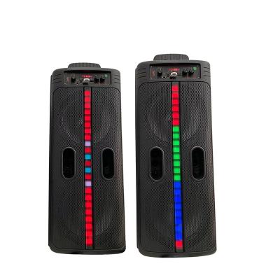 China Lowest Price SVR Plastic Wireless DJ Speaker 10W TWS Wireless Speaker With Glare Lights for sale