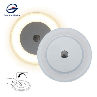 China Genuine Marine Boat Yacht Downlight Caravan 12V Memory Touching Boat Caravan Dimming LED Ceiling Light for sale