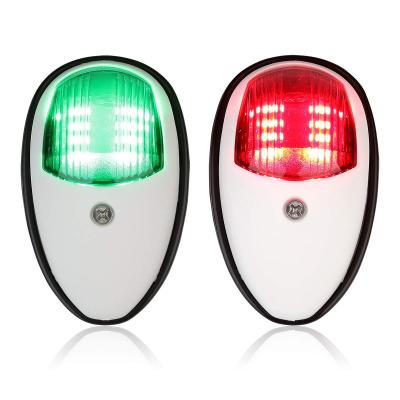 China Marinas Marine Boat Bow Navigation Genuine LED Lights Red and Green Navigation Lamp for Yacht Boat for sale