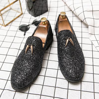 China Fashion Party Wedding Business Lightweight Shinning Shoes Brand Luxury Designer Shoes PU Men Leather Elegant Shoes for sale