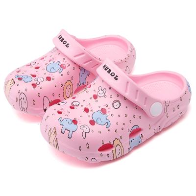 China Other Wholesale Summer Printed Kid Casual Slippers Indoor Outdoor Water Resistant Sandal Children Clogs Children's Clogs for sale