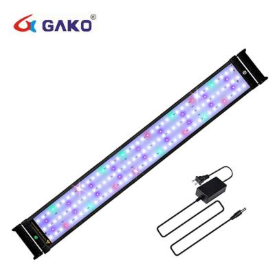 China GAKO ZJL-80D 27W RGBW LED Light Aquarium Plant Aquatic Planted Aquarium Light for sale