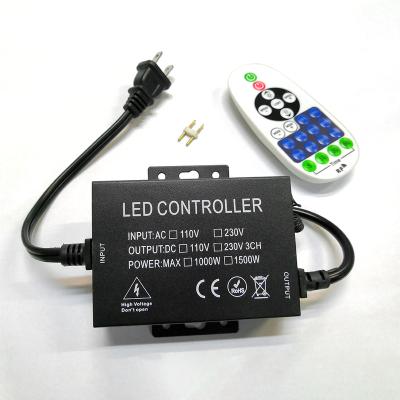 China Plastic LED Dimmer Remote Controller For 8mm*16mm SMD2835 110V 220V LED Strip Light for sale