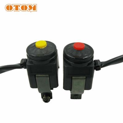 China OTOM Universal Round Plastic Motorcycle Engine Starter Kill Switch for sale