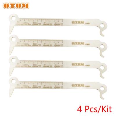 China OTOM Stainless Steel Motorcycle Chain Checker Check Ruler Tool for sale