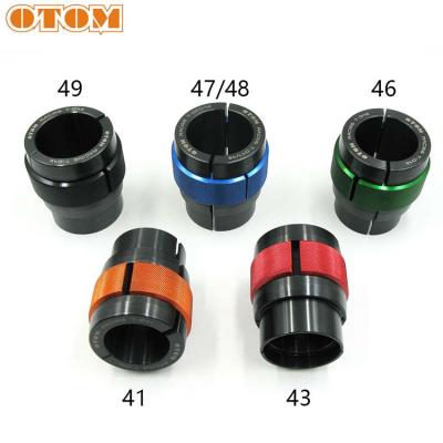 China OTOM Motorcycle Aluminum And Steel Fork Repair Clamp Seal Driver Tool for sale