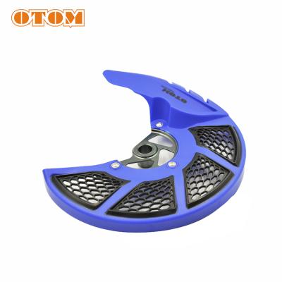 China OTOM Motorcycle Two Color Aluminum And Plastic Front Brake Disc Cover FOR YZ125/250 YZ250X YZ250F/FX YZ450F/FX WR250/450F for sale