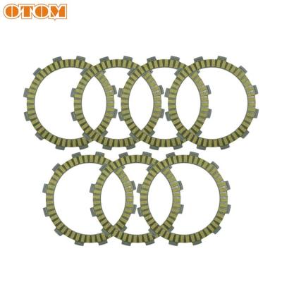 China OTOM Motorcycle Aluminum And Paper Clutch Friction Plates Clutch Disc FOR KX125/250/500 KX250F KDX250 for sale