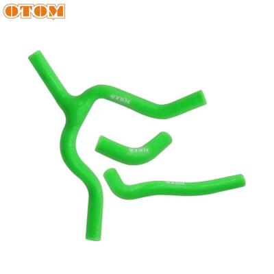 China OTOM Silica Gel Motorcycle Radiator Hoses Water Tank Water Pipe FOR KX250F 07-08 for sale