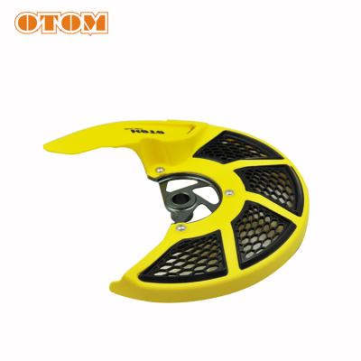 China OTOM Motorcycle Two Color Aluminum And Plastic Front Brake Disc Cover FOR RM-Z250/450 for sale