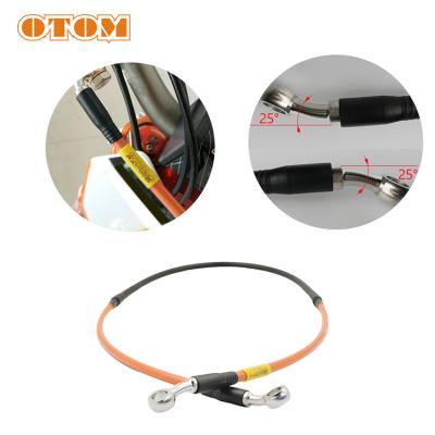 China OTOM KAYO FRANCO TRUCK T4 Motorcycle Brake Pump Stainless Steel And Plastic Hose for sale