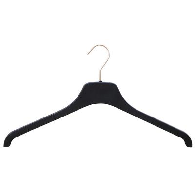 China good quality big size black hanger coat hanger plastic hanger made in china for sale