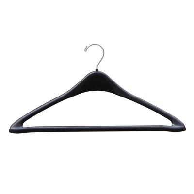 China Chunshui brand 17 inch eco-friendly pp recycle material heavy duty coat jacket plastic clothes hanger wholesales for sale