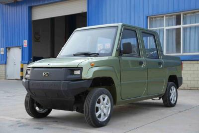 China Leisure Comfort EV Pickup Truck 40kmh KUNKE Passenger Electric Mini Truck for sale