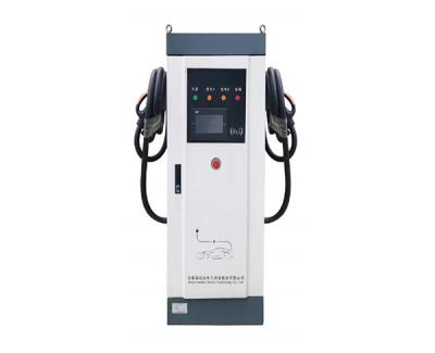 China 2024 Precio al por mayor 40KW EV cargador pila 2 puertos de carga con pantalla de carga rápida DC comercial en venta