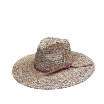 China Character Fashion Wide Brim Wide Bow Panama Fedora Womens Summer Straw Beach Foldable Hats for sale