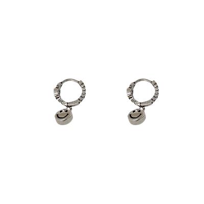 China FASHIONABLE 925 Style Small Face Personality Cute Smile Cool Earrings for sale