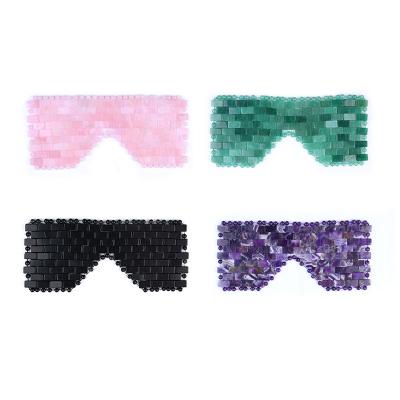 China Crystal Jade Rose Quartz Eye Care Sleep Eye Mask For Face Melhorar o seu bem-estar geral à venda