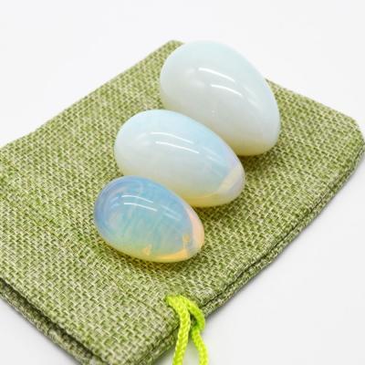 China Opalite Yoni Egg Pelvic Kegel Exercise Jade Egg for Strengthening Vaginal Muscles and Crystal Ball Massage for sale