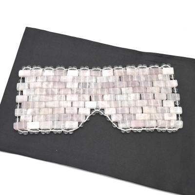 China Customizable Style Natural Jade Facial Mask for Beauty and Rose Quartz Face Eye Mask for sale